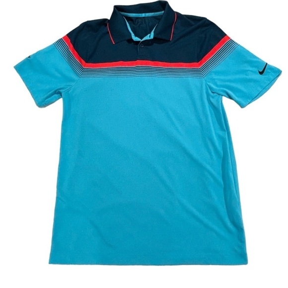 Nike Golf Dri-Fit Tour Performance Polo Shirt Blue size small - Picture 8 of 8
